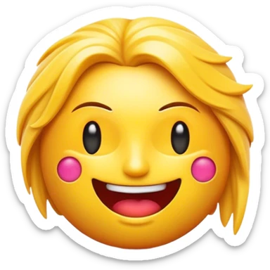 Cinematic Realistic Hollywood Pop Culture Emoji, featuring an iconic portrayal of film industry glamour rendered with vibrant textures and dynamic, cinematic lighting. sticker