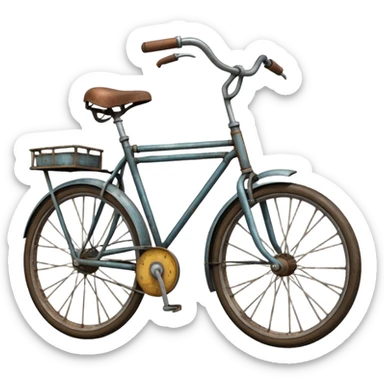 bicicleta vieja no tanto sticker