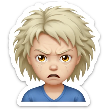 Angry babysitter  sticker