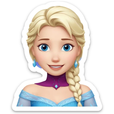 elsa frozen disney sticker