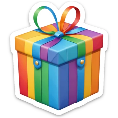 🎁+🌈 sticker