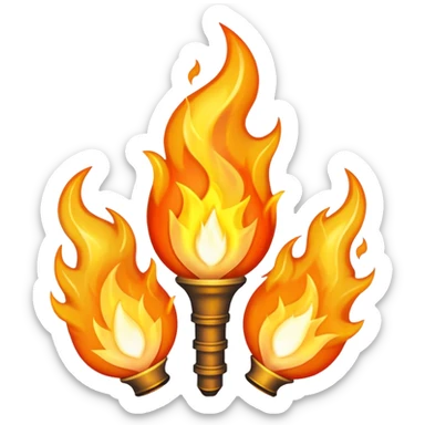 TRIPLE TORCH sticker