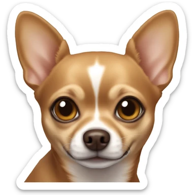 chihuahua brown sticker