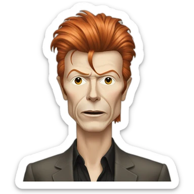 David Bowie sticker