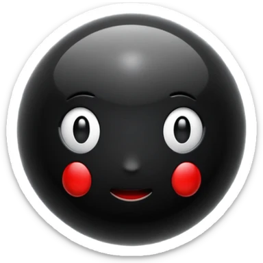 Píldora negra sticker