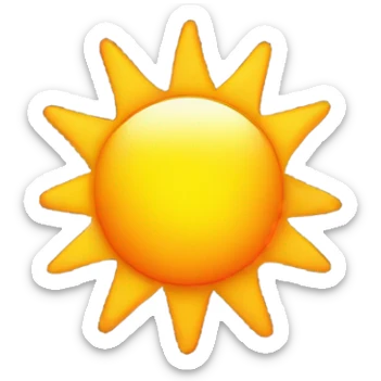 Sun sticker
