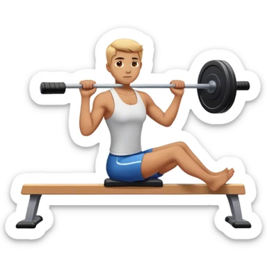 row exercise sticker