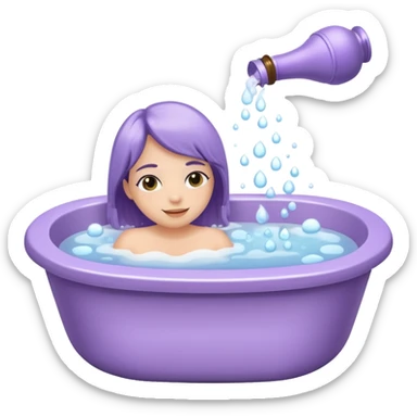 hot bath sticker