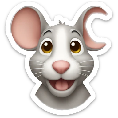 mouse jerry sticker