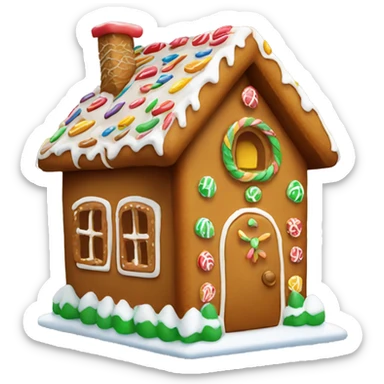 Ginger bread house  sticker