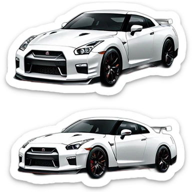 Nissan gtr r 35 sticker