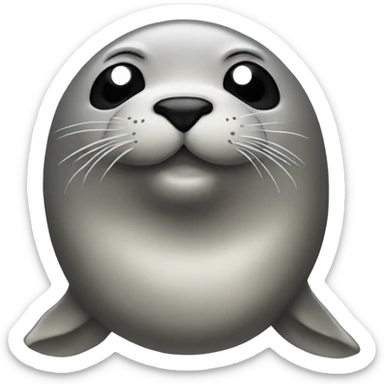 Seal with muscles  sticker