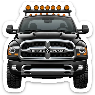 Dodge Ram Ourdoorsman Black sticker