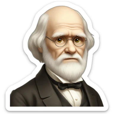 Charles Darwin sticker