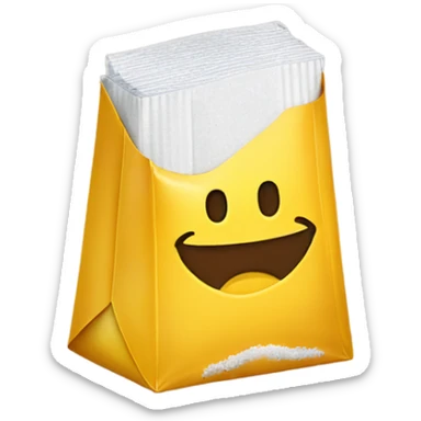 McDonald’s salt packet sticker