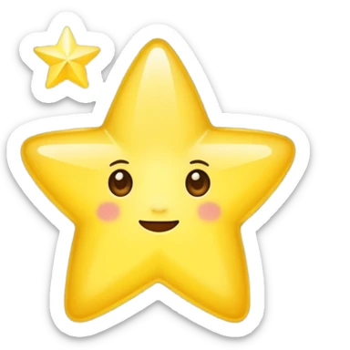 star on sky sticker