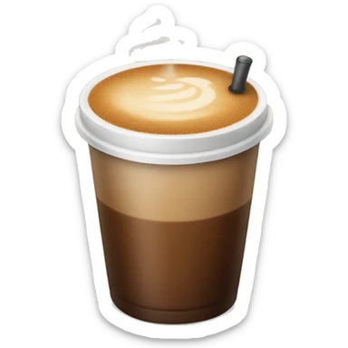 blended coffee sticker