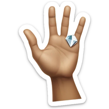 Roc a fella hands sticker