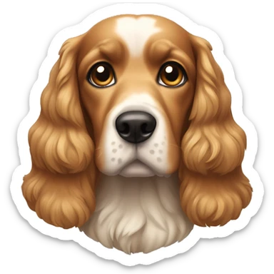 Cocker dog  sticker