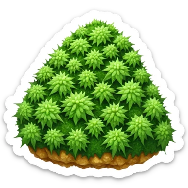 weed nugget sticker