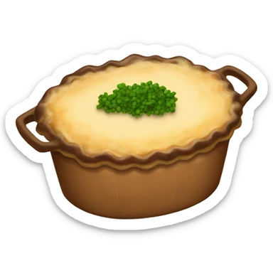 Shepherds pie sticker