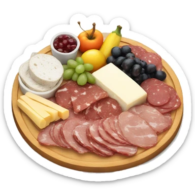 Charcuterie platter sticker