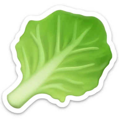 leaf lettuce sticker