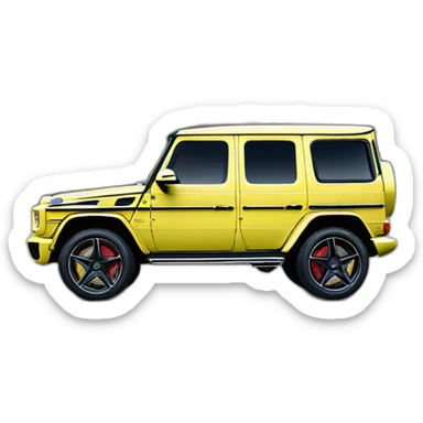 Mercedes g63 sticker