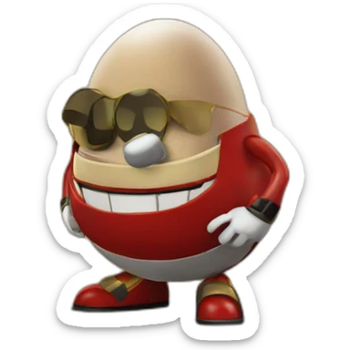 Eggman sticker