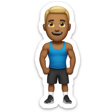 gym bro sticker