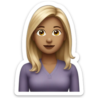 caroline from san francisco sticker