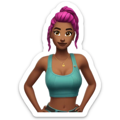 Fortnite Croptop Sesh sticker
