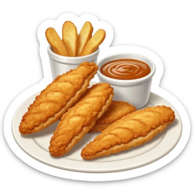 Chicken Tenders, Texas Toast, & Sauce sticker