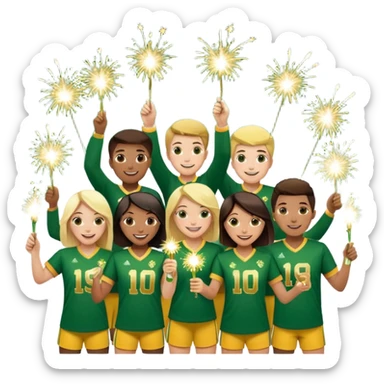 Apostas de futebol a dizer green faisca tips sticker