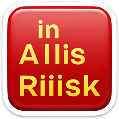 Red stamped text in a rectangle saying in all caps RISK: MITIGATED sticker