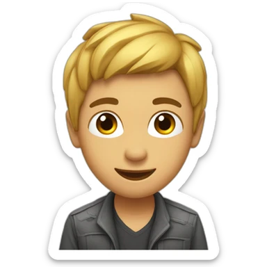 Audífonos y corazón  sticker