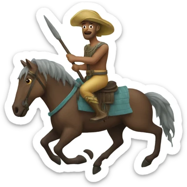 Sea horseman sticker