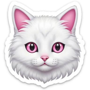 Cat with star eyes sticker