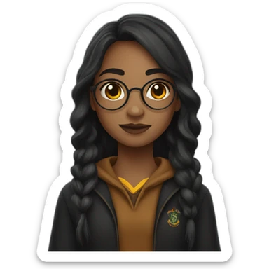 Girl in Harry Potter style sticker