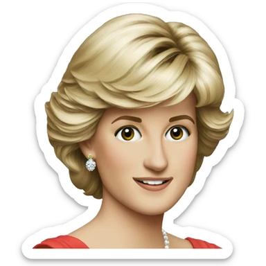 princess diana sticker