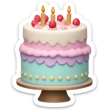 Pastel cake  sticker