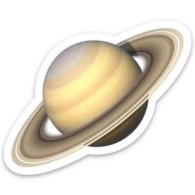 Saturn (the planet, not the surface, without the space)) sticker