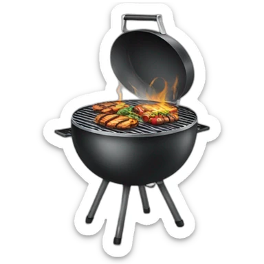grill bailando sticker