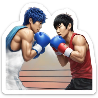 Jay chou boxing with JJ Lin sticker