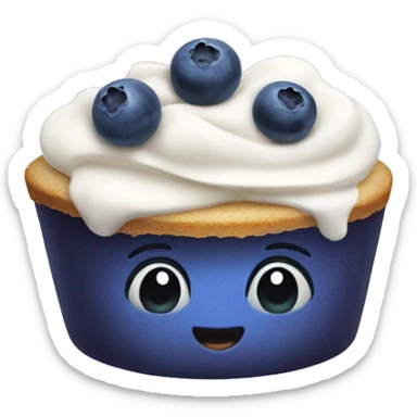 Blueberry dessert  sticker