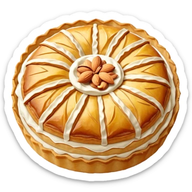 frangipane galette des rois sticker
