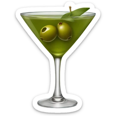 Olive martini sticker