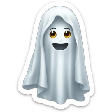 ghost cute child sticker