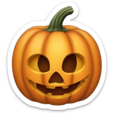 jack-o-lantern sticker