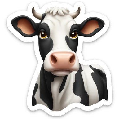 Cow  sticker